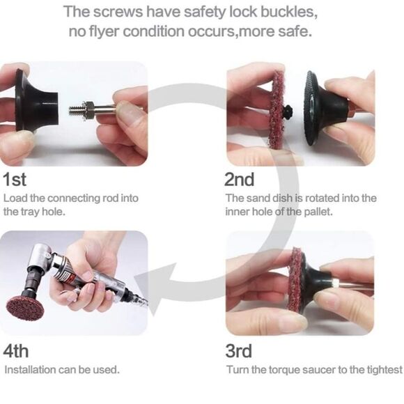 TWO NEW 60 PC Sanding-Grinding-Finishing Disc Sets - Picture 5 of 7